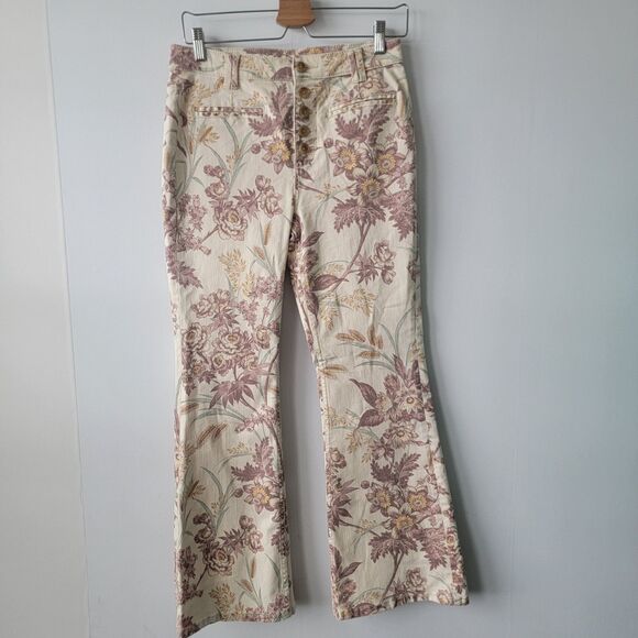 Anthropologie Denim - ANTHROPOLOGIE Pilcro womens High-Rise Bootcut Jeans size 29P Multicolor Floral